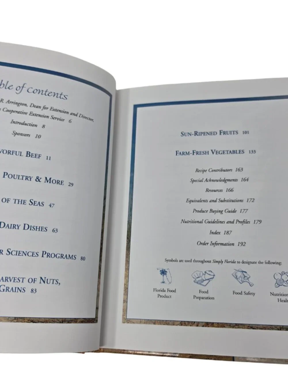 UF Extension Simply Florida Taste of Flavors Sunshine State Regional Cookbook